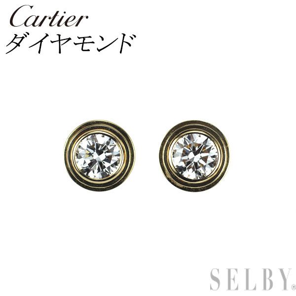 Cartier Earrings (For Both Ears) K18Yg Sm