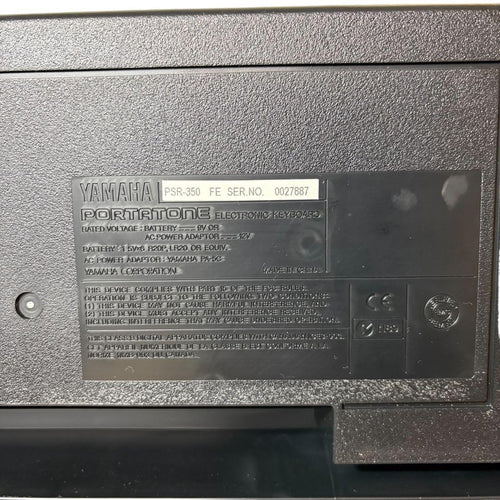 Yamaha Keyboards Digital Pianos Psr-350 Portatone 61