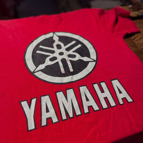 Hanes T -Shirt 90~00'S "Yamaha" Print Tee