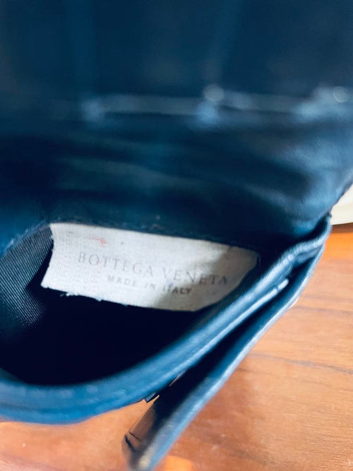 Bottega Veneta Bifold Wallets Navy