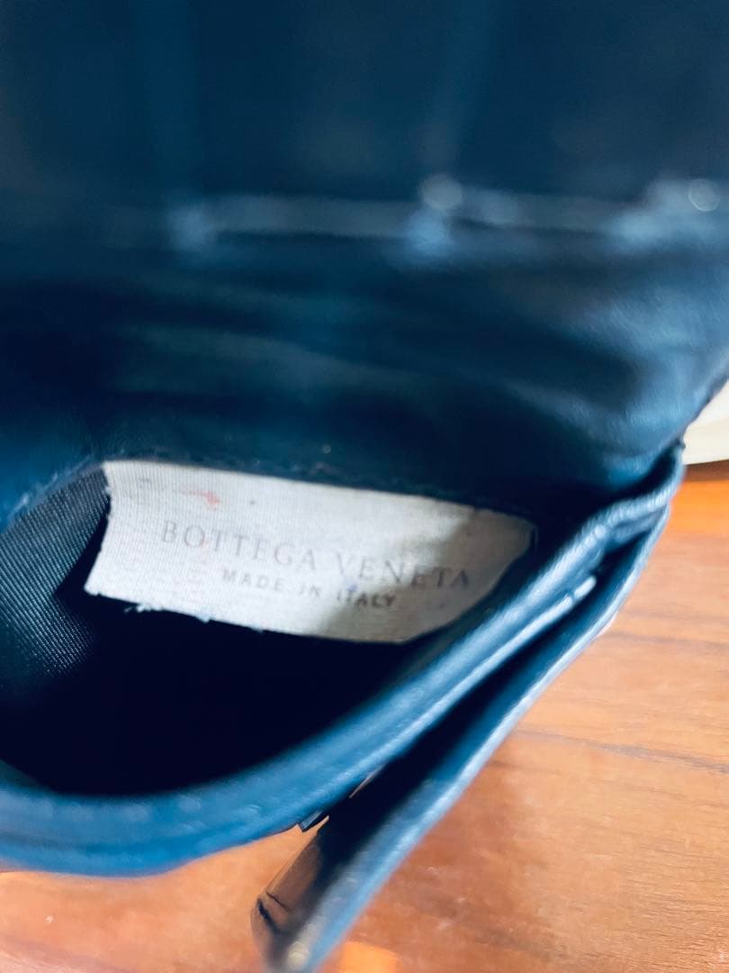Bottega Veneta Bifold Wallets Navy