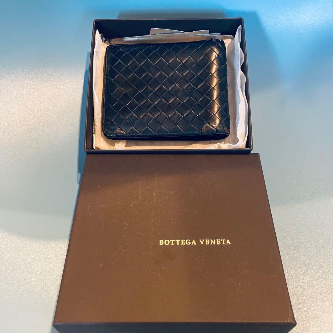 Bottega Veneta Bifold Wallets Navy