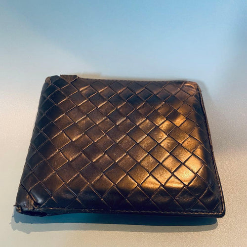 Bottega Veneta Bifold Wallets Navy