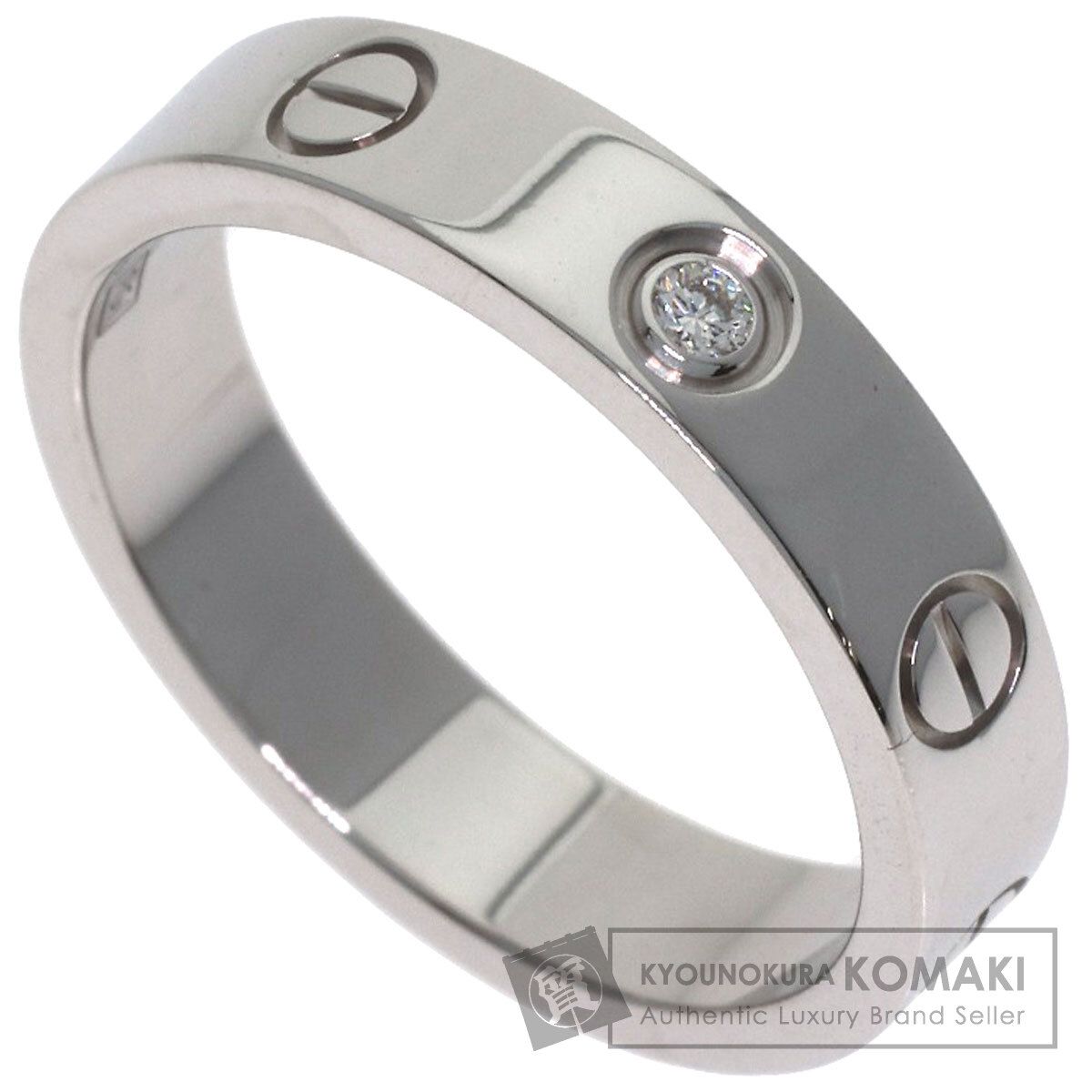 Cartier Ring 1P #51 K18Wg