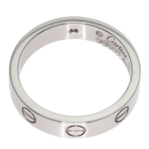 Cartier Ring 1P #51 K18Wg