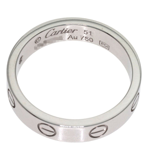 Cartier Ring 1P #51 K18Wg