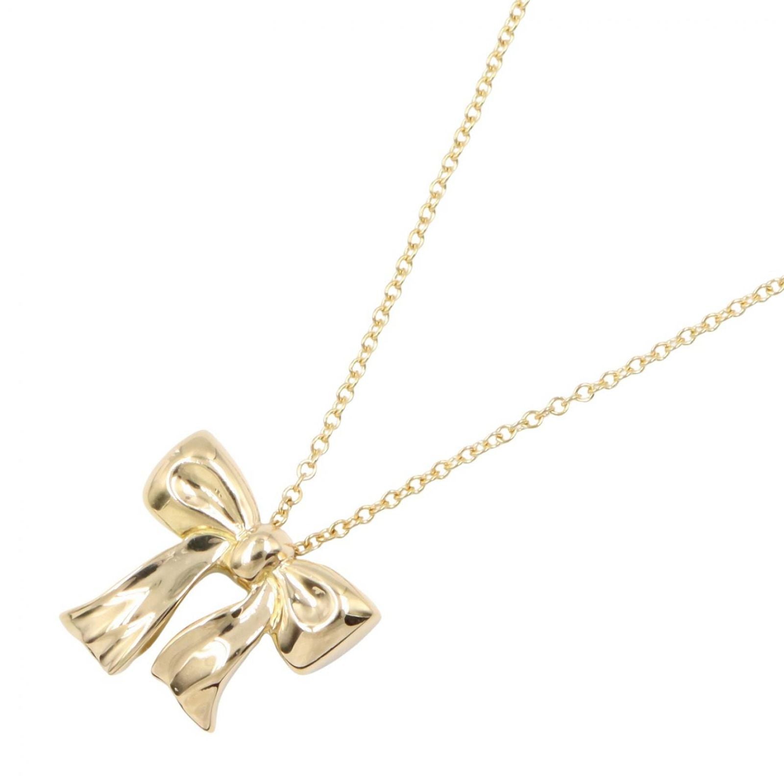 Tiffany Necklace Co K18 Used A