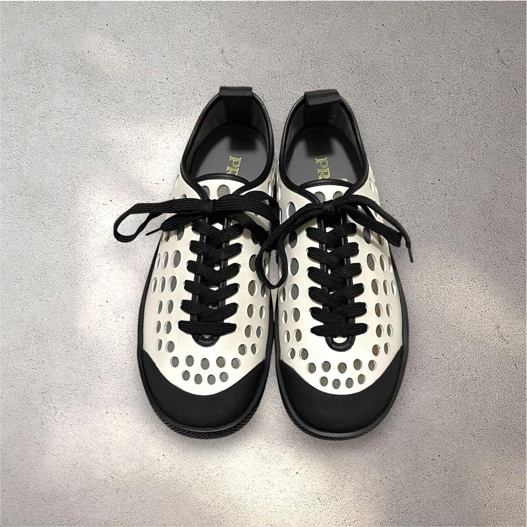 Prada Sneakers Archive Punch Leather