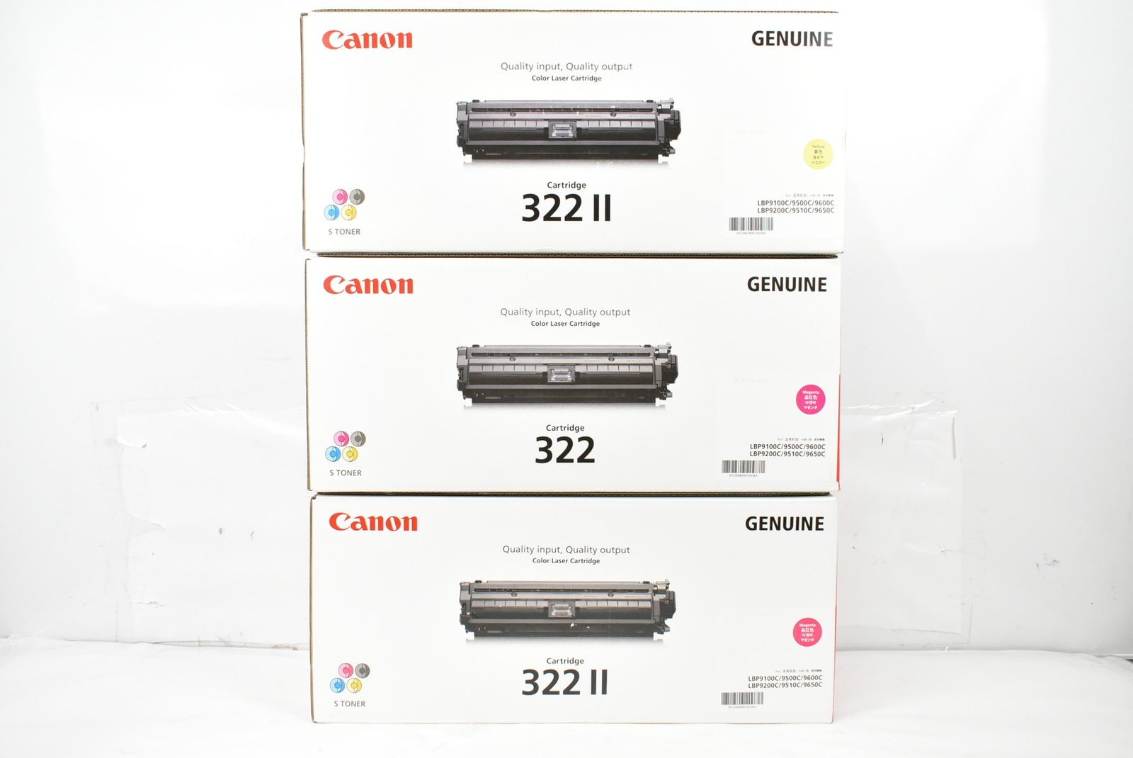 Toner Cartridge 322 4 6 Canon Itiy9Wfmixh4-D-Y14-Byebye