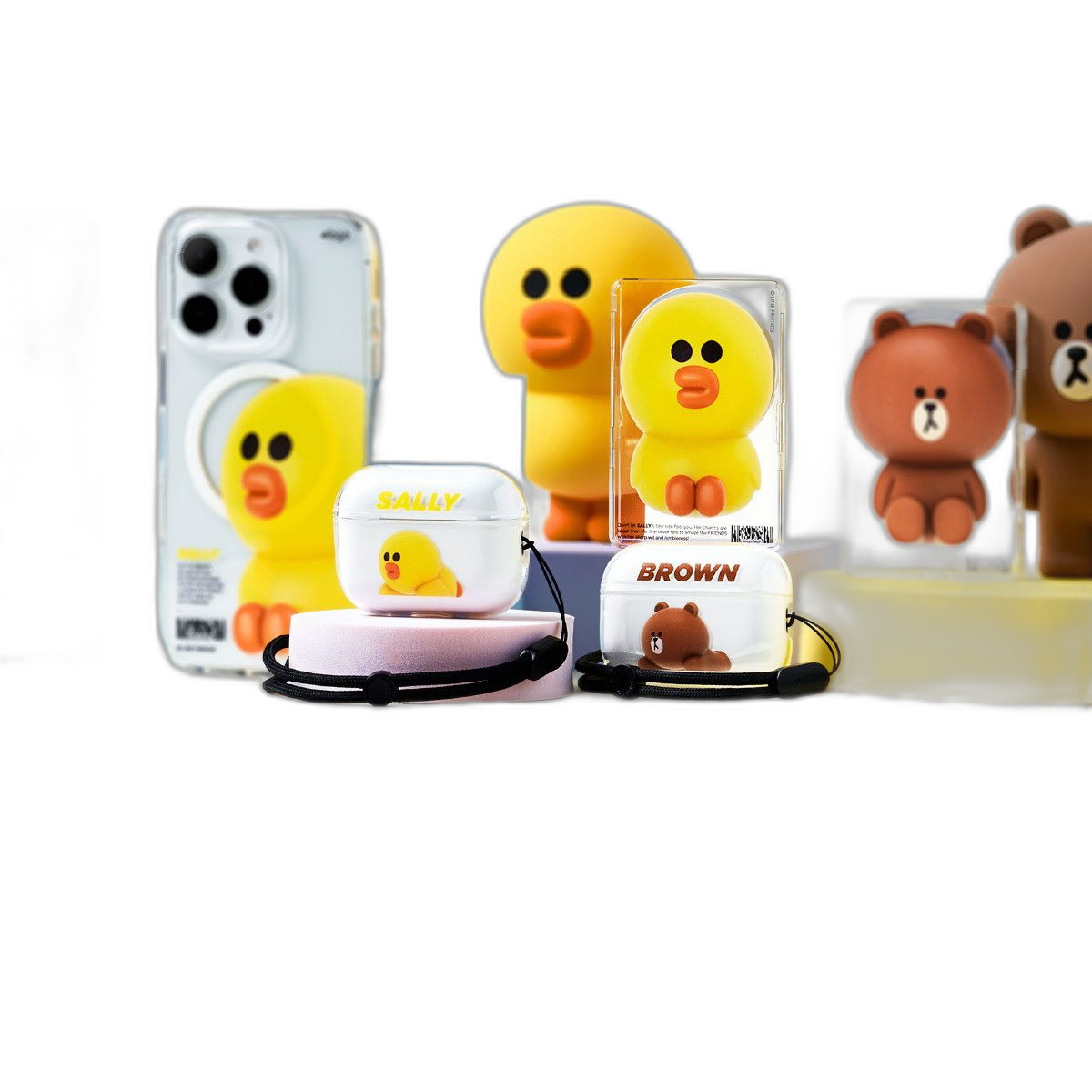 Earphone Case Airpods Pro 2 Airpodspro2 Elago Line Friends Brown Sally