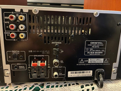 Onkyo Mini Component Systems Fr-N7Fx D-N7Fx Cd/Md