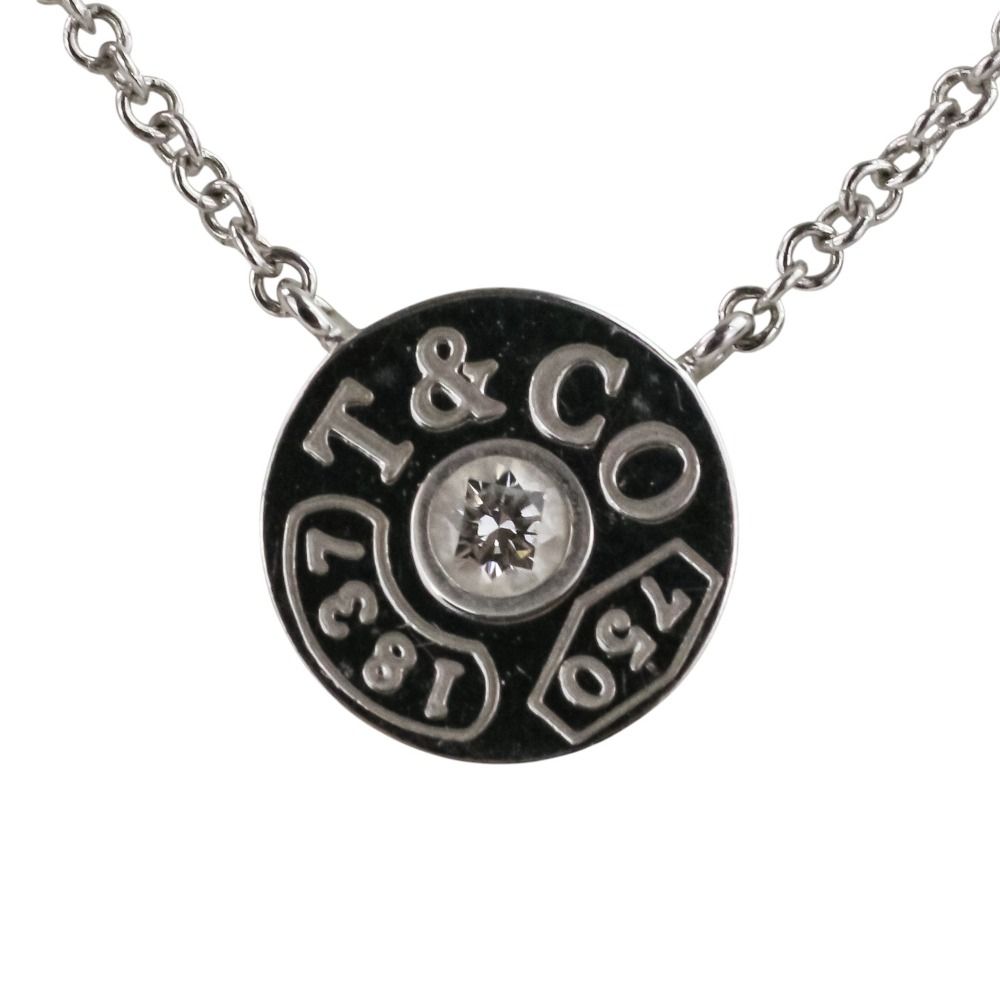 Necklace Tiffany Co. 1837 Au750 K18Wg Used
