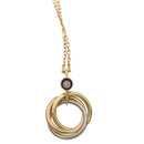 Cartier Necklace 1P Au750 Yg Wg Pg 3