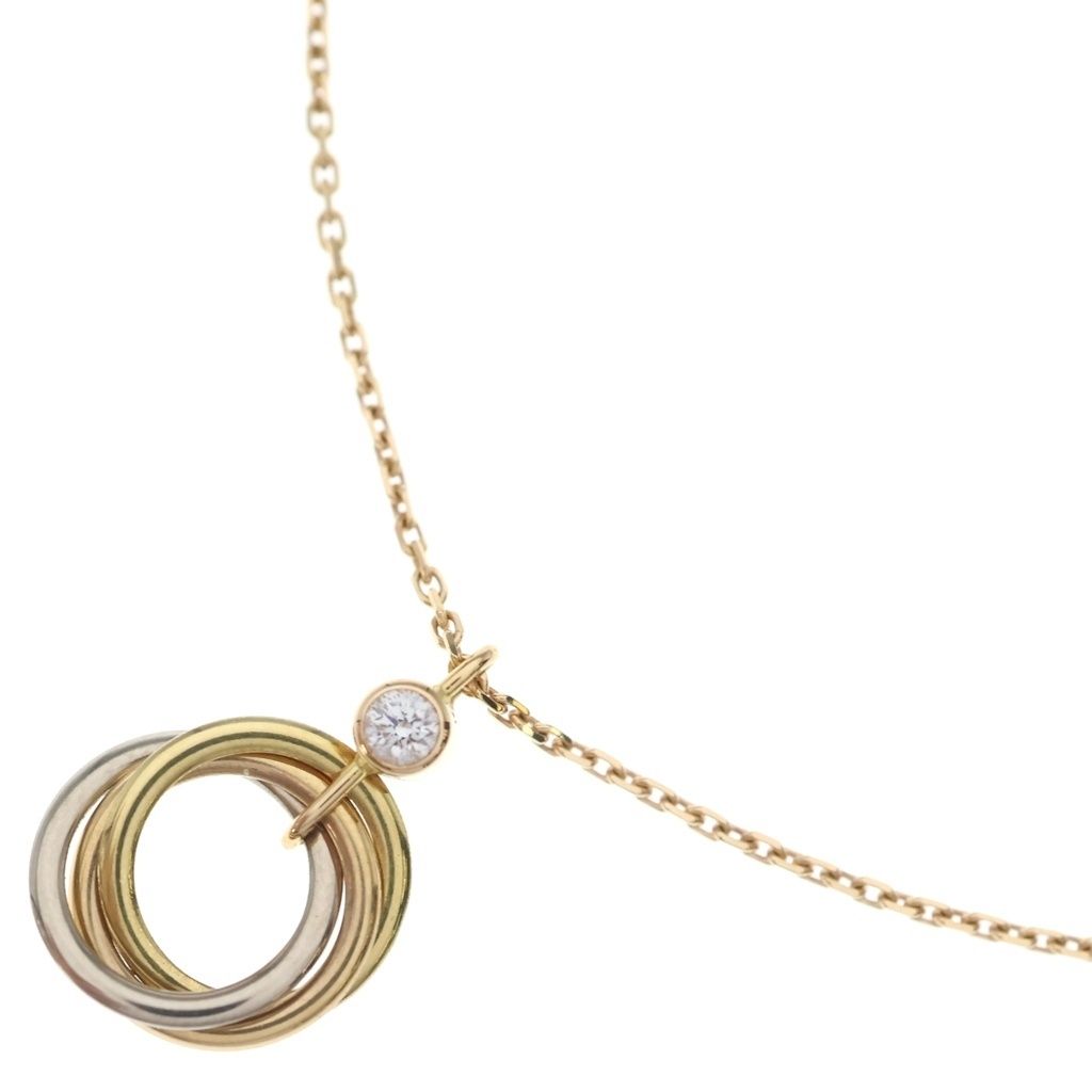 Cartier Necklace 1P Au750 Yg Wg Pg 3