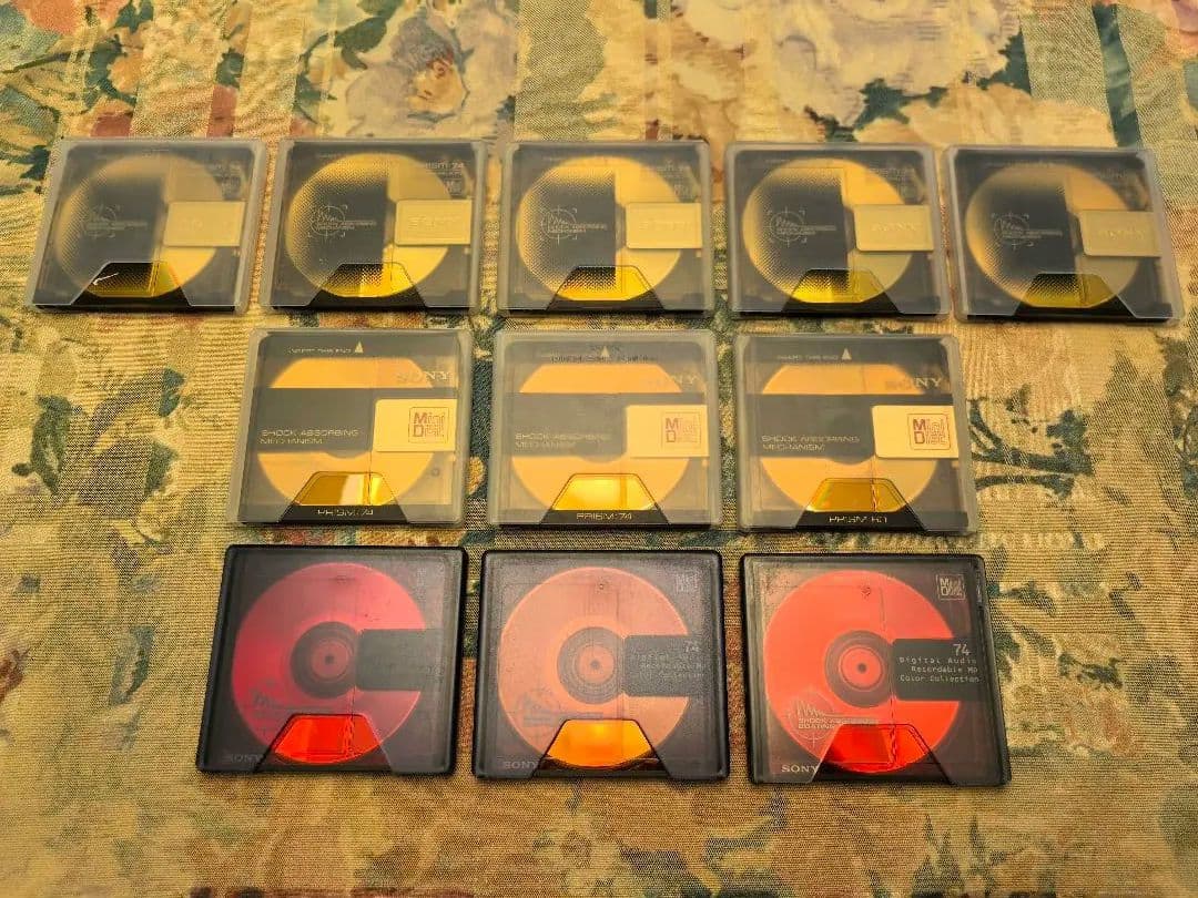Sony Md Minidisc Prism Color Colle. 74 60