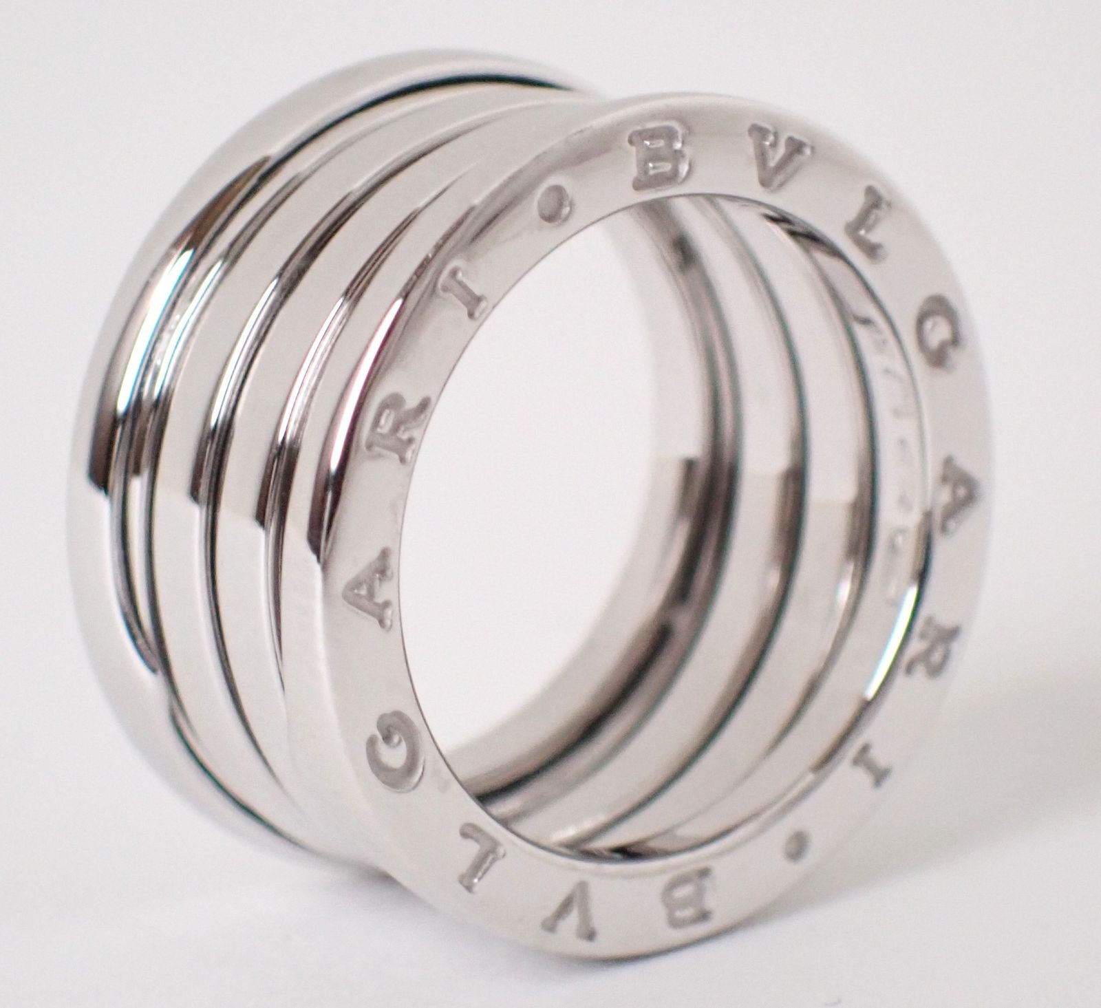 Bvlgari Ring B.Zero1 4 #50(9 K18Wg 10.4G