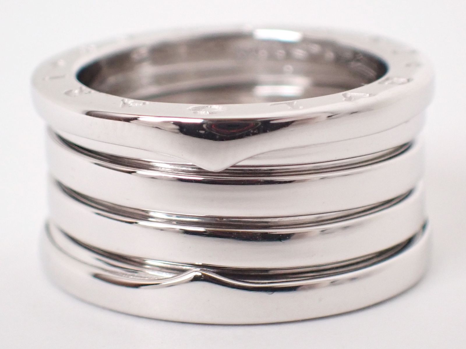 Bvlgari Ring B.Zero1 4 #50(9 K18Wg 10.4G