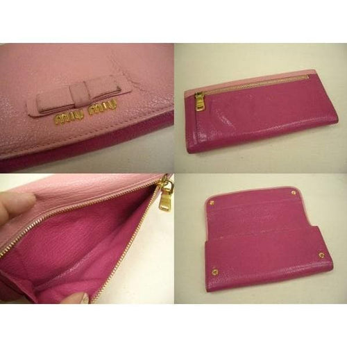 Miu Long Wallets Miumiu