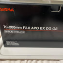 Sigma Lens (Zoom) 70-200Mm F2.8 Nikonf