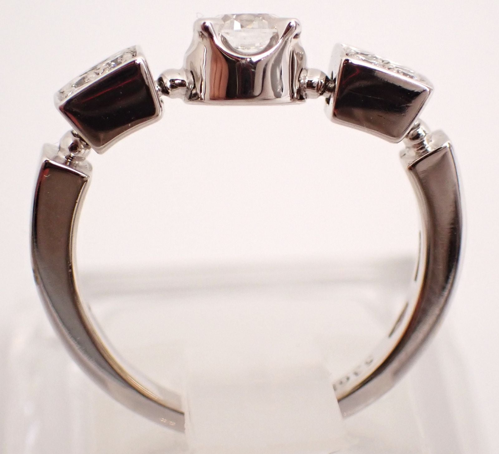Bvlgari Ring 750Wg #49 8 3.9G