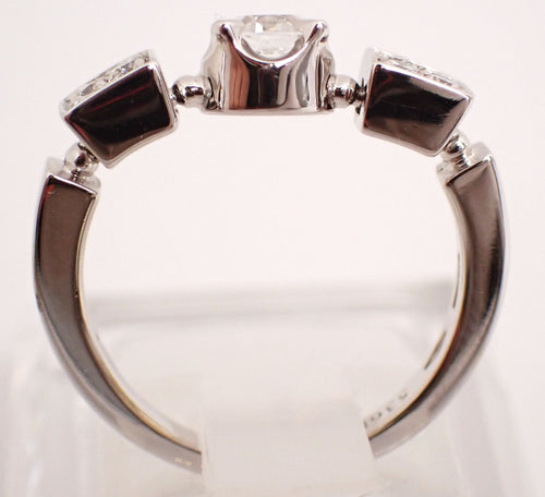 Bvlgari Ring 750Wg #49 8 3.9G
