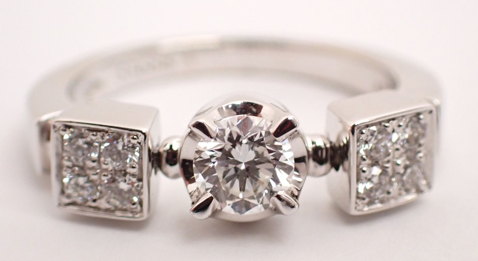 Bvlgari Ring 750Wg #49 8 3.9G