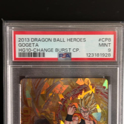 Dragon Ball Heroes Psa9 2013 Hg10-Cp8 Dbh