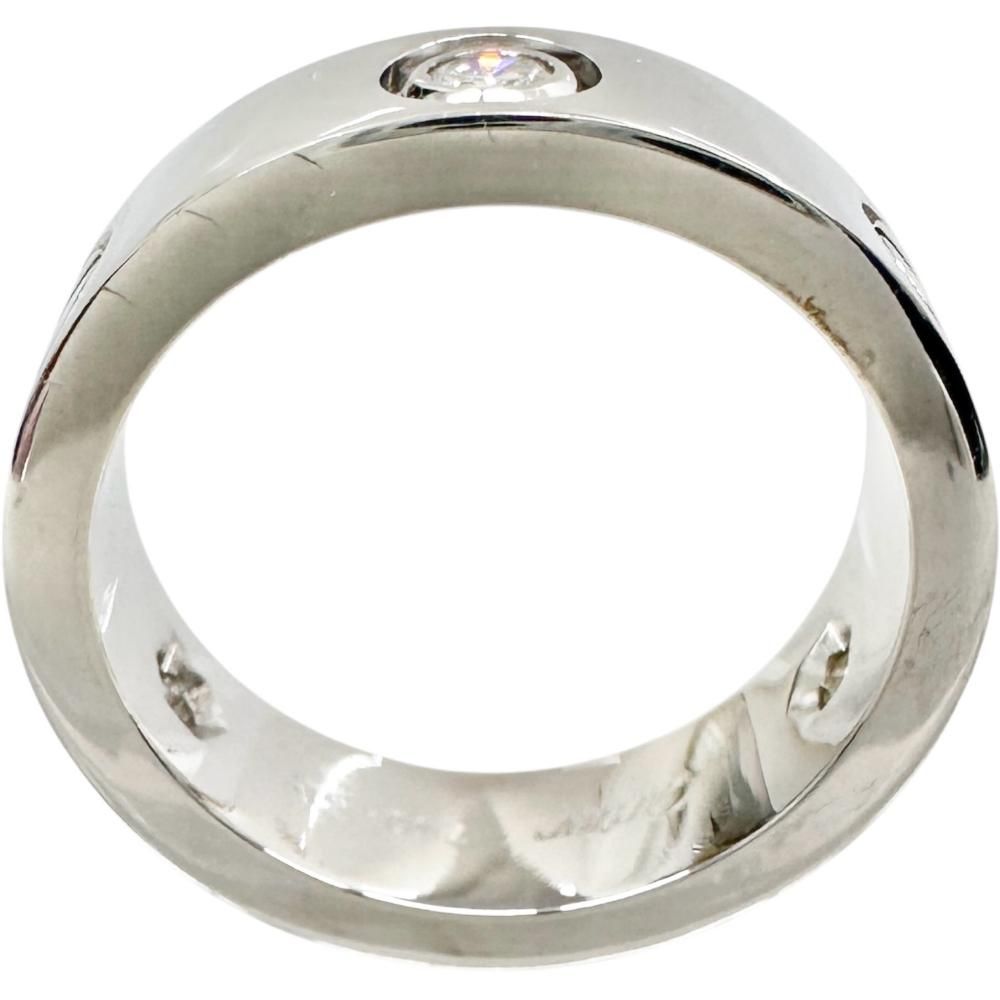 Cartier Ring 10 3P K18Wg 18 8.6G 50 1998 Gd