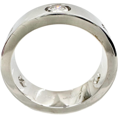 Cartier Ring 10 3P K18Wg 18 8.6G 50 1998 Gd