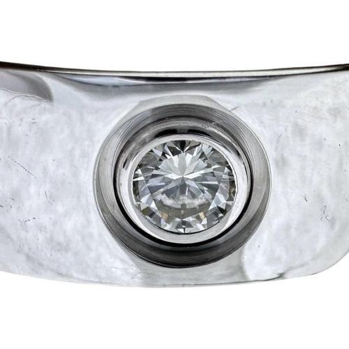 Cartier Ring 10 3P K18Wg 18 8.6G 50 1998 Gd