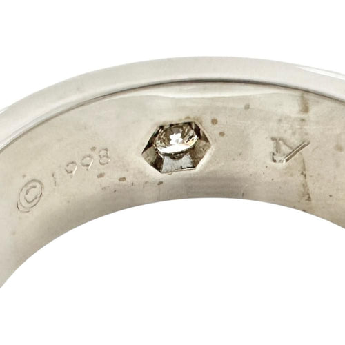Cartier Ring 10 3P K18Wg 18 8.6G 50 1998 Gd