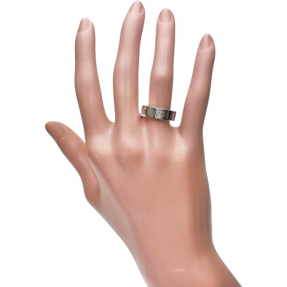 Cartier Ring 10 3P K18Wg 18 8.6G 50 1998 Gd