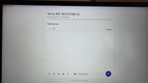 Sony Portable Md Players Mz-N510 Netmd
