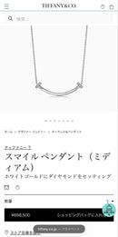 Tiffany Necklaces 18K Hwg