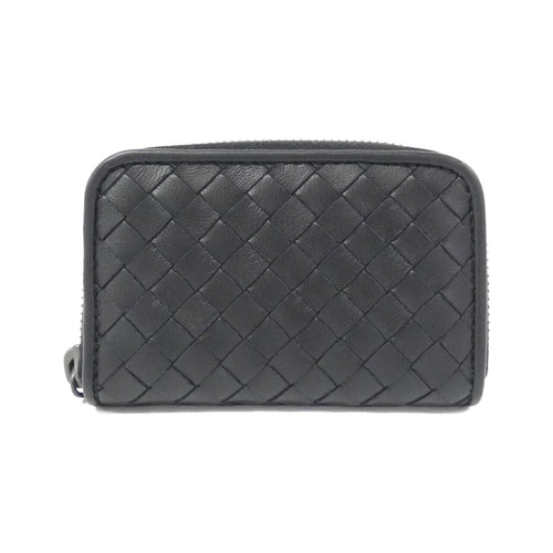 Bottega Veneta Coin Case Purse 114075 V3Un1 1275/Black( Aged Metal(