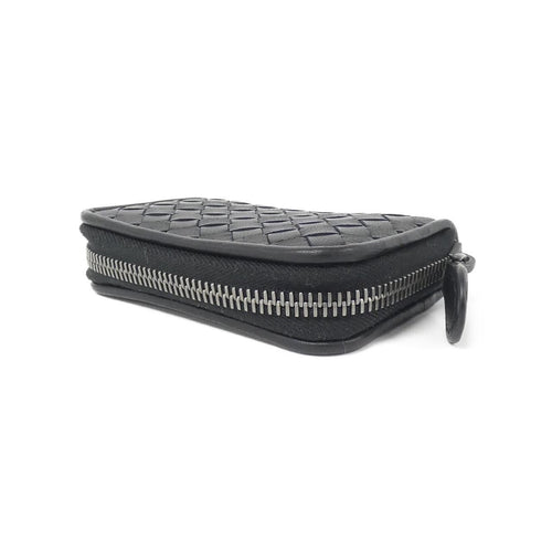 Bottega Veneta Coin Case Purse 114075 V3Un1 1275/Black( Aged Metal(