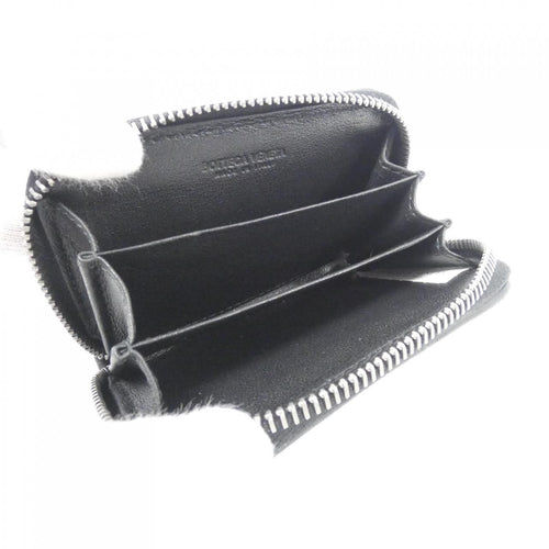 Bottega Veneta Coin Case Purse 114075 V3Un1 1275/Black( Aged Metal(