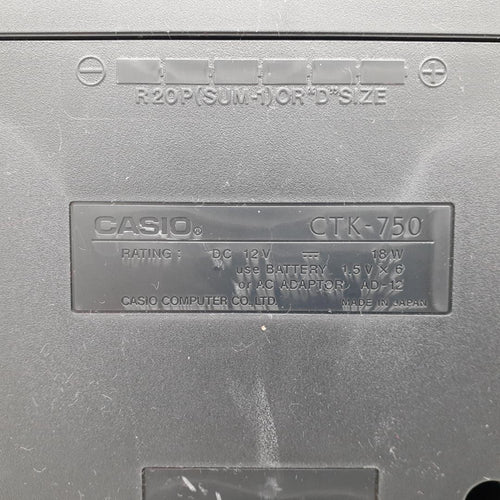 Casio Keyboards Digital Pianos 3165 Ctk-750
