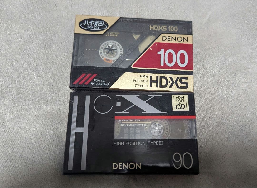 Denon Cassette Tape Hd-Xs 100 Hg-X 90