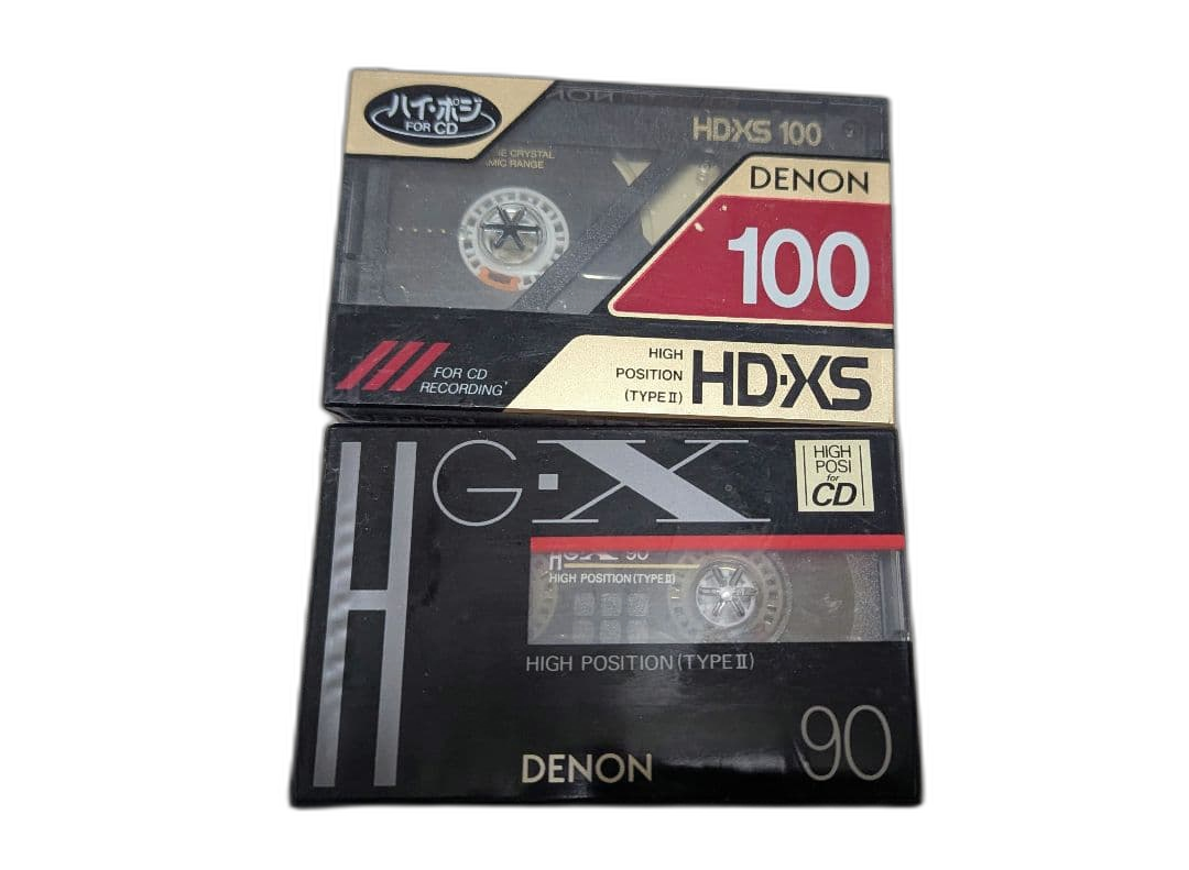 Denon Cassette Tape Hd-Xs 100 Hg-X 90