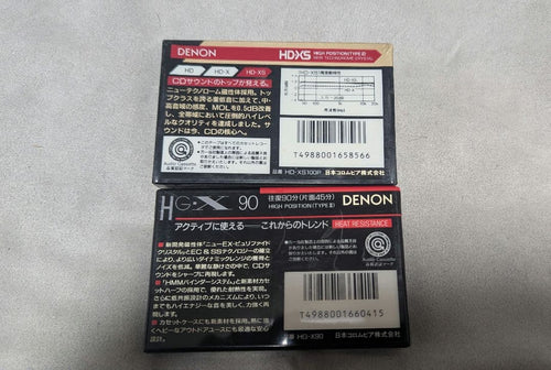Denon Cassette Tape Hd-Xs 100 Hg-X 90