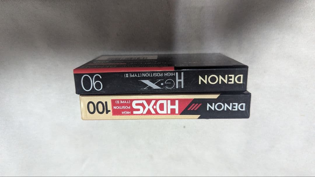Denon Cassette Tape Hd-Xs 100 Hg-X 90
