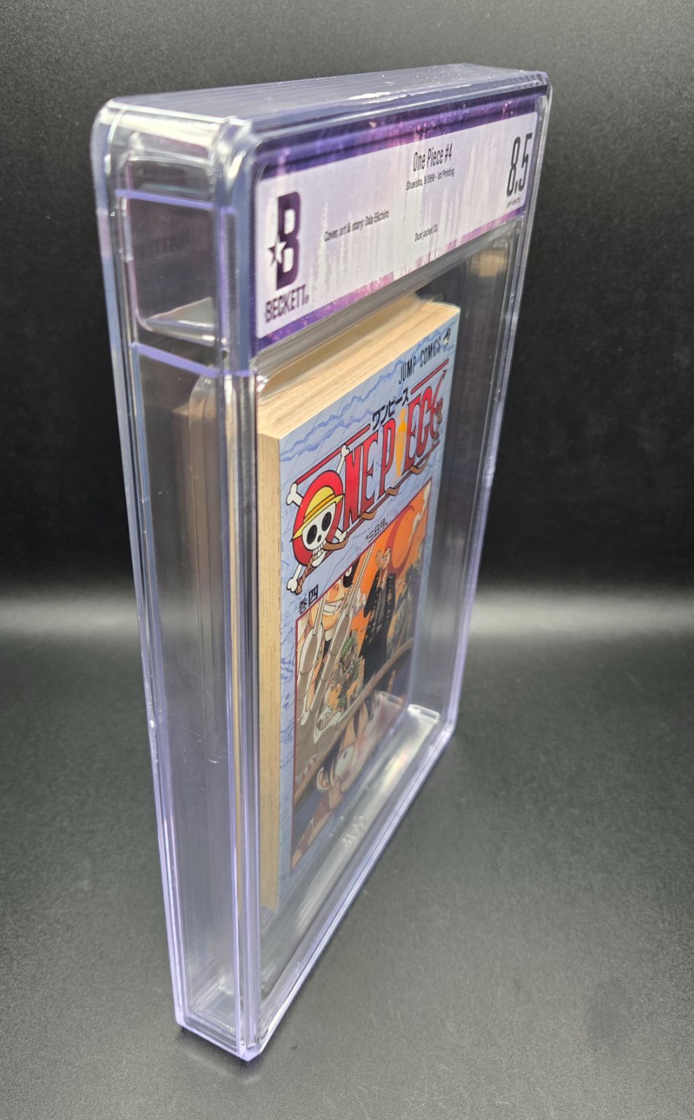 Boy'S Manga Bgs 8.5 One Piece 4 Vol. 1St Printing Beckett Graded Jump