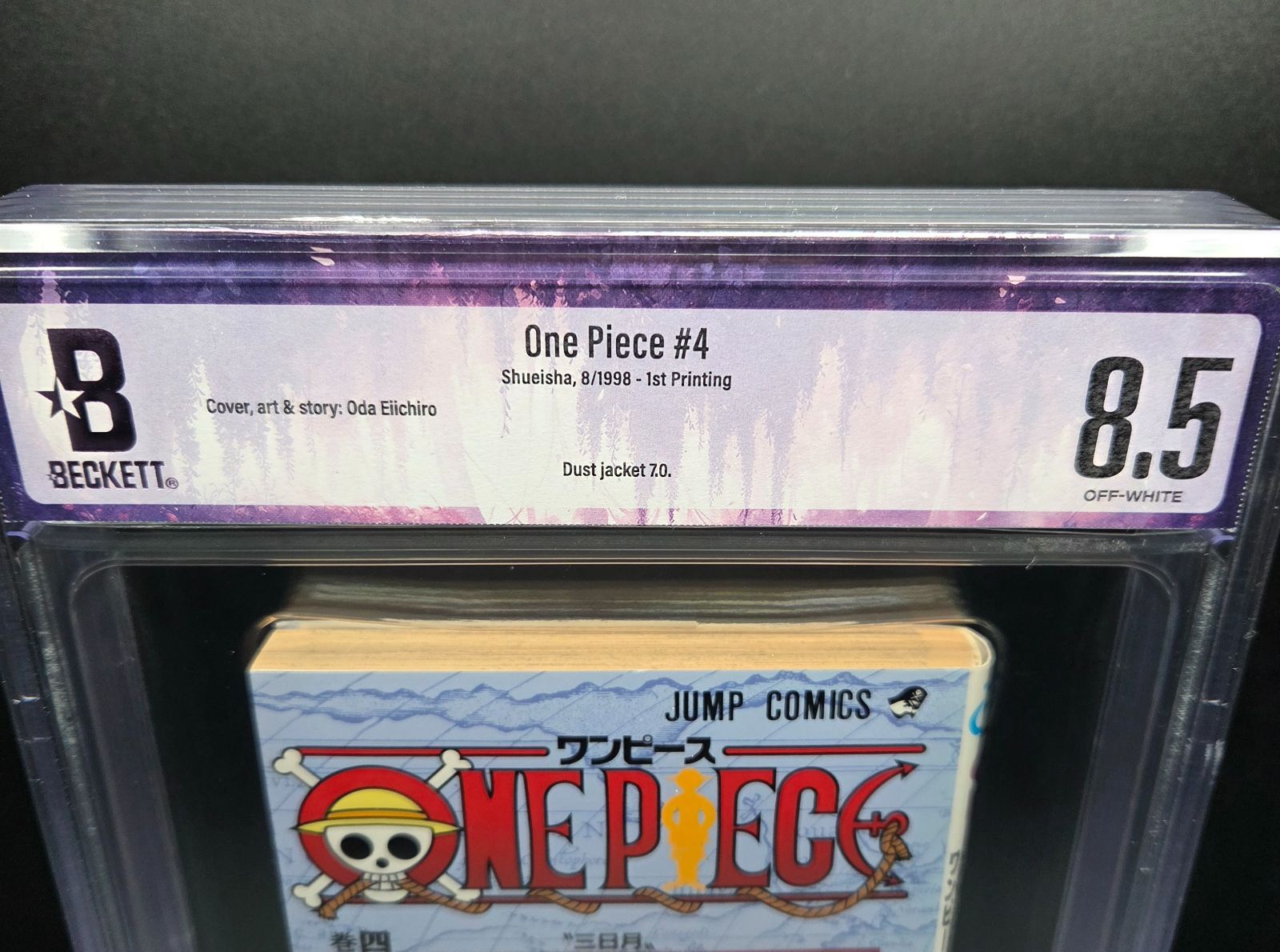 Boy'S Manga Bgs 8.5 One Piece 4 Vol. 1St Printing Beckett Graded Jump