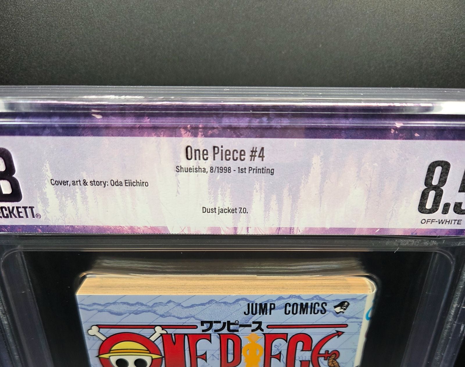 Boy'S Manga Bgs 8.5 One Piece 4 Vol. 1St Printing Beckett Graded Jump