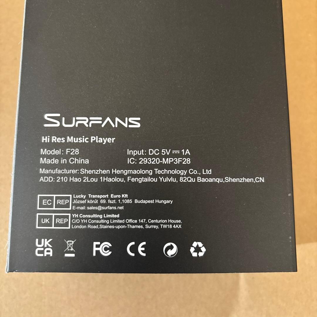 Digital Audio Player Surfans F28 Hi Res Music