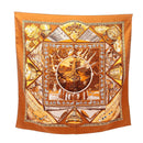 Hermes Bandana Scarf 90 Au Son Du Tam Used A