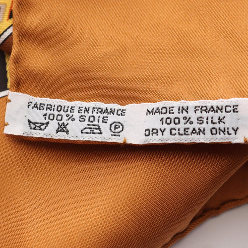 Hermes Bandana Scarf 90 Au Son Du Tam Used A