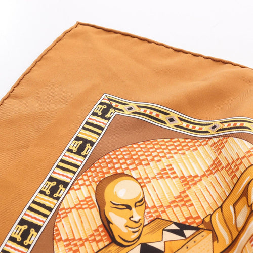 Hermes Bandana Scarf 90 Au Son Du Tam Used A