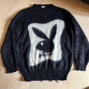 Saint Laurent Paris Knitted Tops Sweaters Playboy M